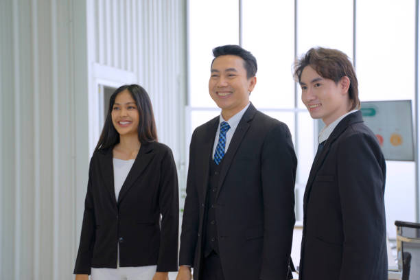 istock Employees are meeting at office. 1418684300