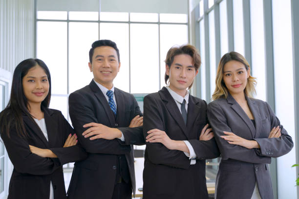 istock Employees are meeting at office. 1418684311