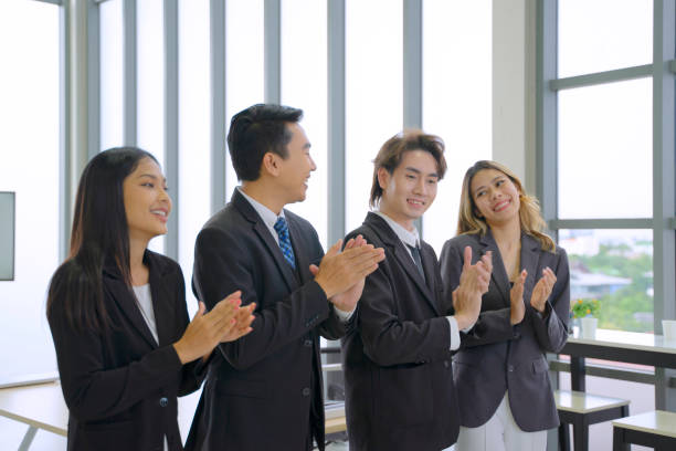 istock Employees are meeting at office. 1418684315