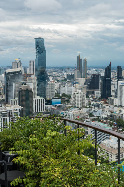 istock Aerial view Bangkok's cityscape 1418684387