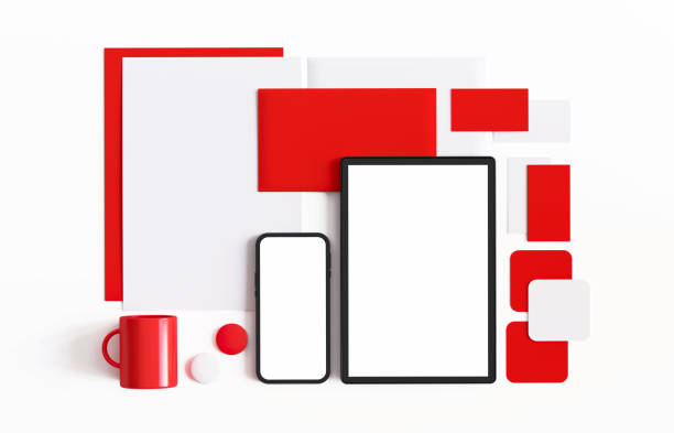 Branding identity template. Identity Mock-up isolated on white background.