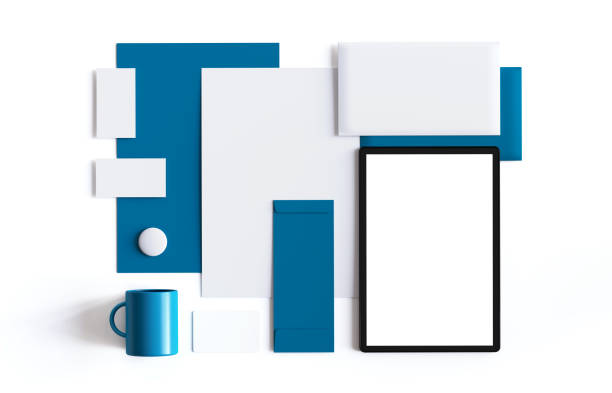 istock Corporate Stationery Mockup 1418684589