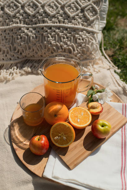 istock Picnic in nature, food and drinks 1418688690