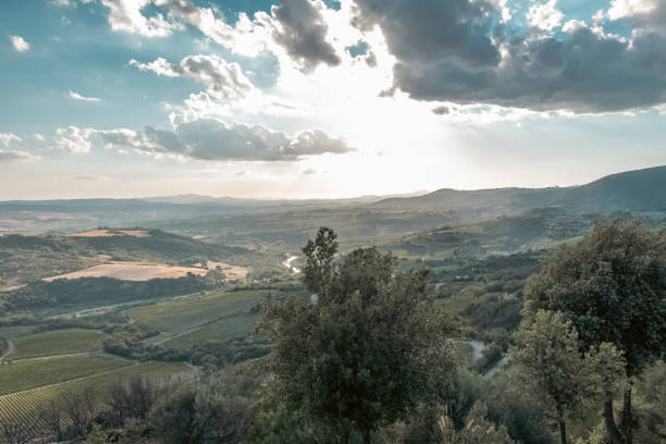istock Summer landscape in Tuscany, Italy 1418698284