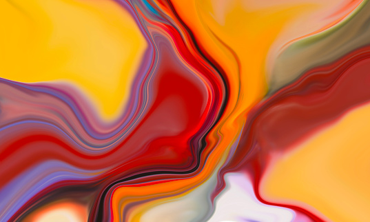 Abstract background of paint in multi colorful effects