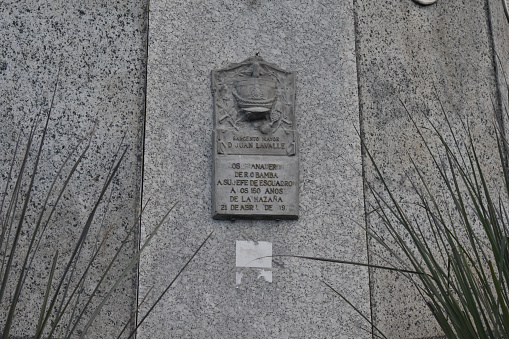 Buenos Aires, Argentina: Designed by sculptor Pietro Costa, the monument was inaugurated in a circle along Tucumán in the middle of Plaza Lavalle in 1887.