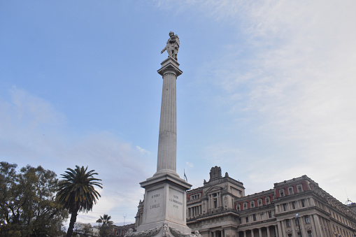 Buenos Aires, Argentina: Designed by sculptor Pietro Costa, the monument was inaugurated in a circle along Tucumán in the middle of Plaza Lavalle in 1887.
