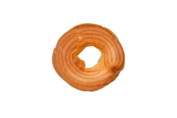 istock Donut isolated on a white background . Top view. 1418724952