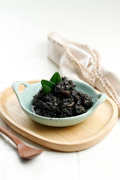istock Black Stir Fried Squid and Chili or Cumi Masak Hitam 1418728965