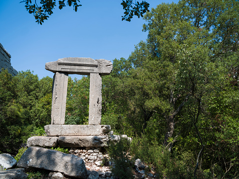 The ruins of the ancient city of Termessos in Antalya.