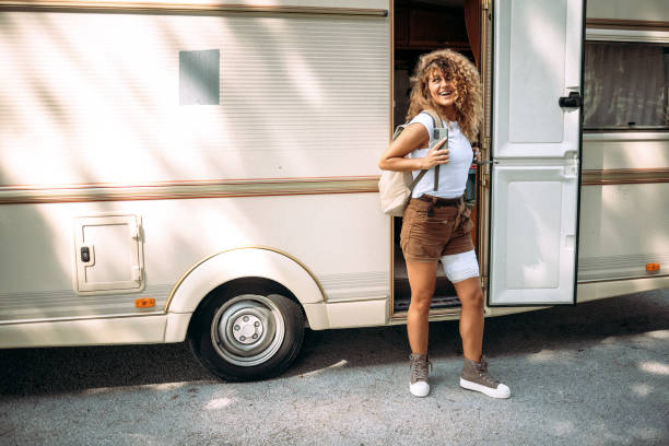 istock Portrait of a young camper 1418769394