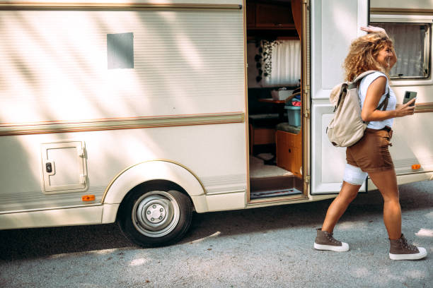 istock Portrait of a young camper 1418769410