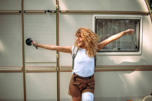 istock Portrait of a young camper 1418769758