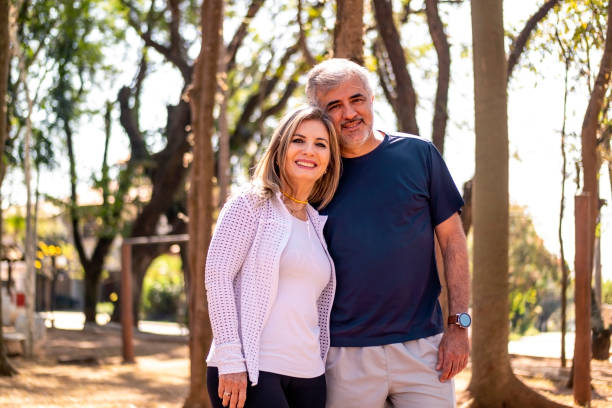 istock Mature couple in healthy activity 1418770262