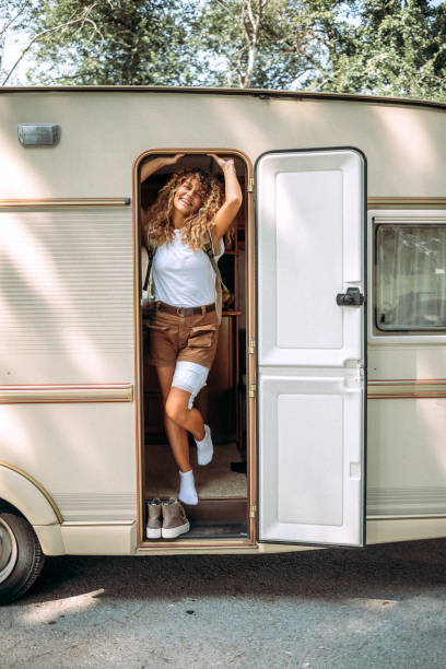 istock Portrait of a smiling camper 1418770460