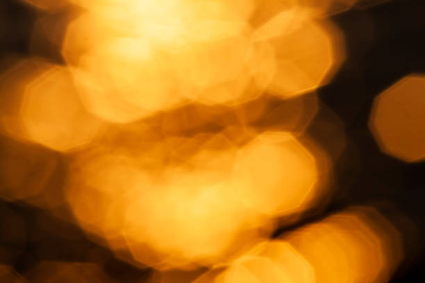 istock Beautiful bokeh on the river during sunset 1418773934