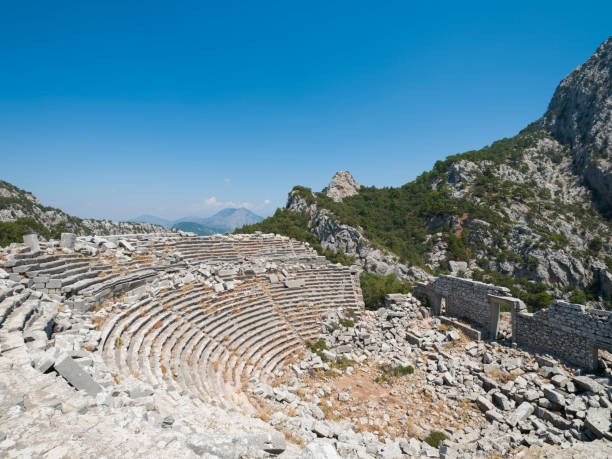 The ruins of the ancient city of Termessos in Antalya.