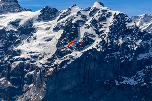 istock Paraglider in Swiss Alps 1418779031