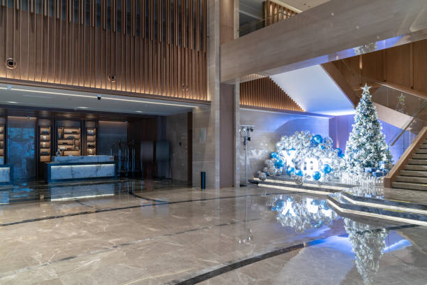 istock Luxury hotel lobby 1418784025