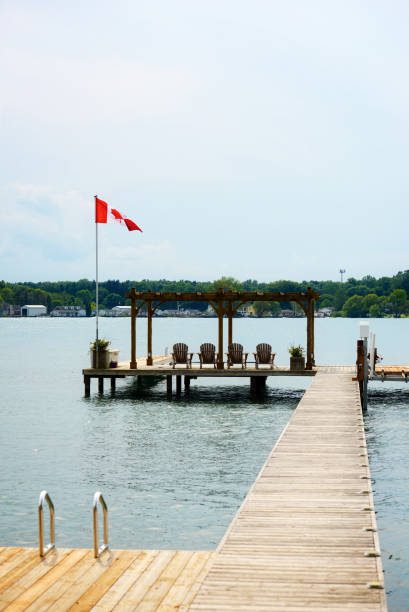 istock boat dock on the st clair river ontario canada 1418785532
