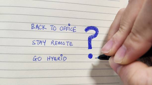 istock Back to office, stay remote or go hybrid? 1418793471