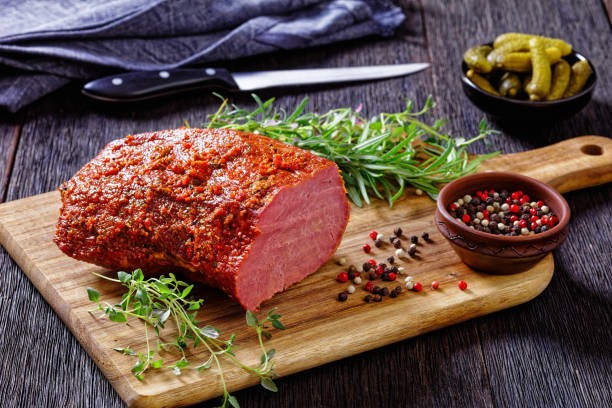 istock fresh sliced beef pastrami, roast beef meat 1418800552