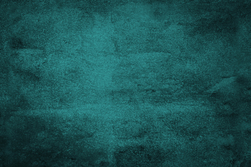 Blue green abstract background for design. Dark teal color. Grunge.