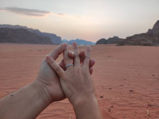 istock a proposal and engagement ring in Jordan's Wadi Rum desert 1418802306