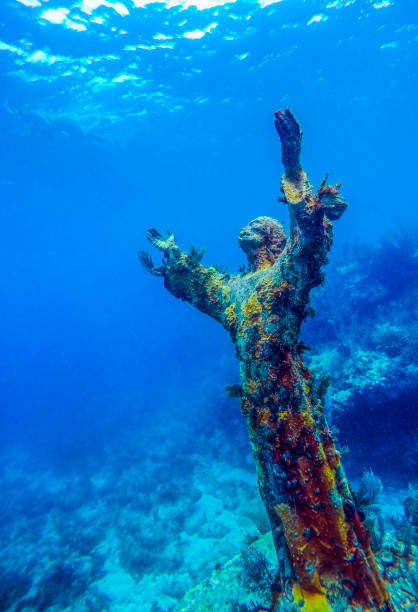 istock Christ of the Abyss Statue,Key Largo, Florida 1418803636