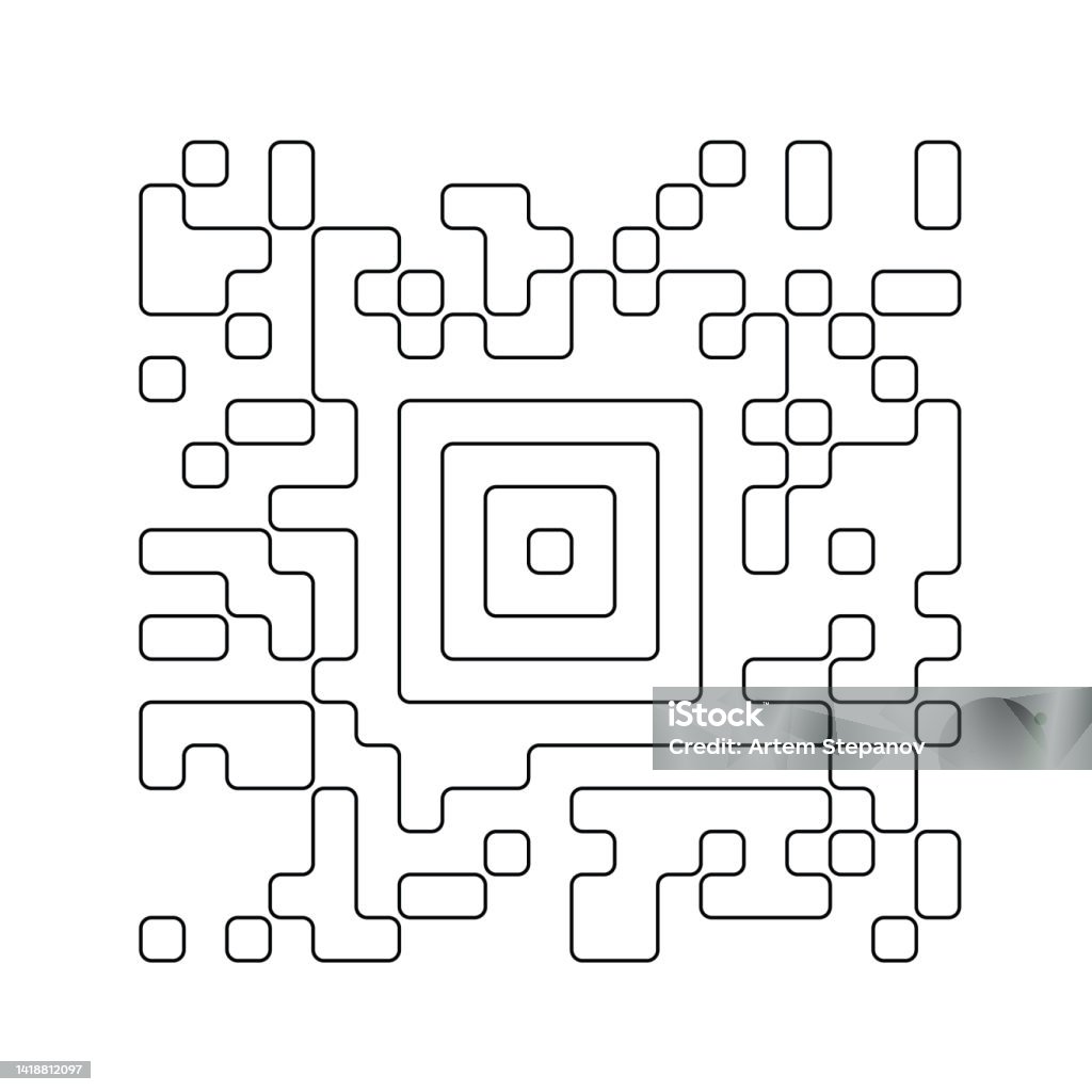 Barcode Qr Code Stock Illustration - Download Image Now - QR Code, Bar ...
