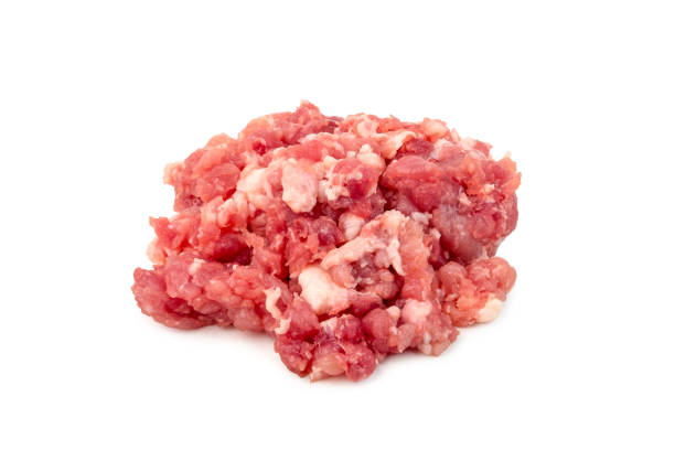 istock Heap of Raw fresh minced pork meat 1418818331