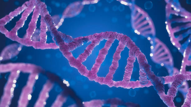 istock DNA structure. DNA biotechnology science medicine genetic concept. 3D Rendering 1418821602