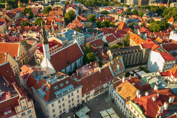 istock Aerial View of Tallinn 1418824281