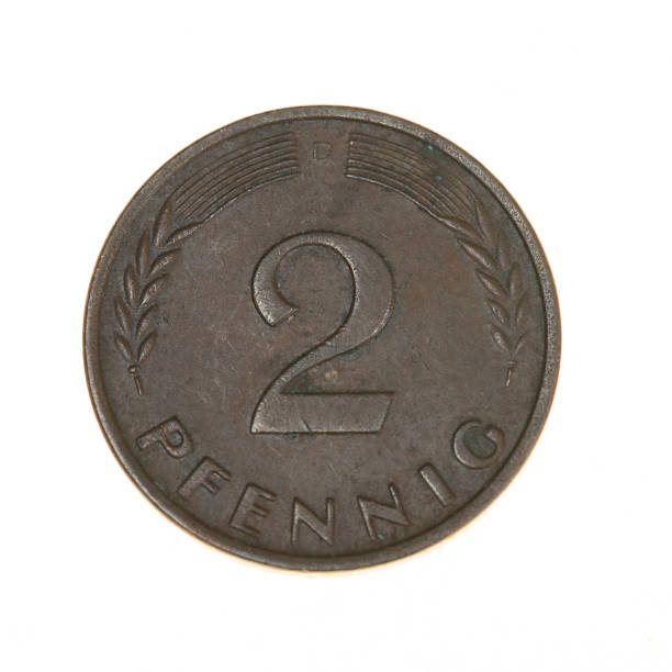 istock German Two Cent Penny Pfennig Coin From 1950 1418824702