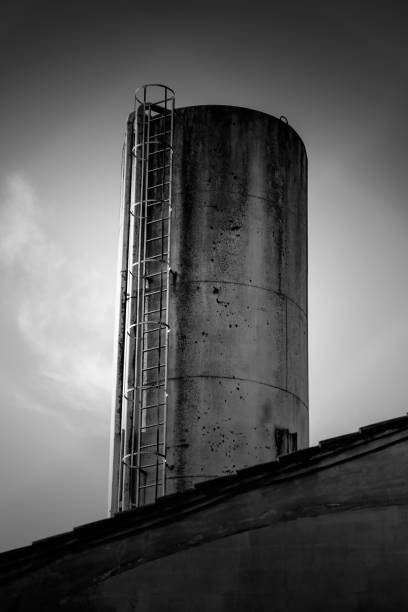 istock Old industrial metal silo 1418831084