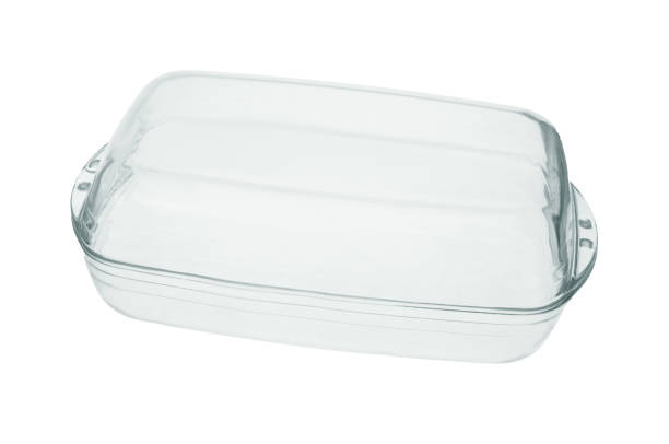 istock Glass baking dish isolated on white 1418834830