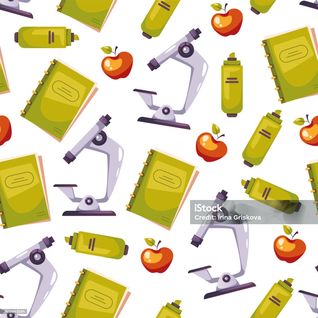 Study Background Design Vector Education Study School University Seamless Pattern Background Design ...