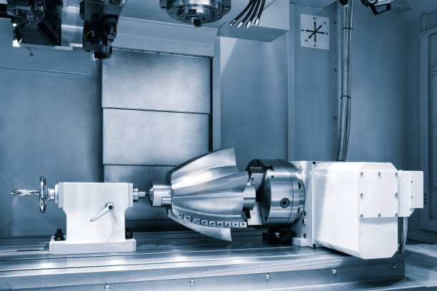 istock industrial metalworking cutting process by milling cutter 1418844784