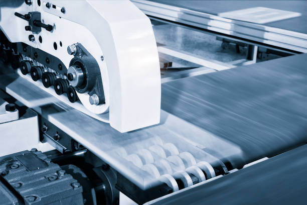 istock Machine tools format cutting are cut chipboard furniture 1418848994