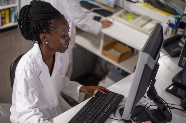 istock Medical officer working in her office 1418850239