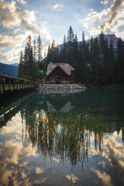 istock Emerald Lake House, Banff National Park, Alberta, Canada. 1418851362