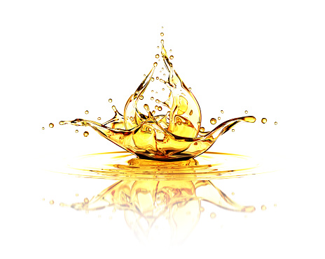 Water drops isolate. Transparent drops or bubbles of liquid on an empty white background. High quality photo