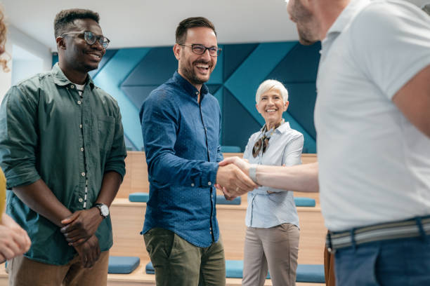 istock Handshake for the new agreement 1418868967