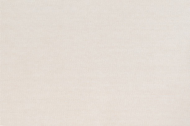sfondo motivo texture tessuto misto seta di cotone in colore beige crema pastello - industria tessile foto e immagini stock