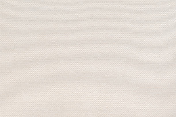 Cotton silk blended fabric wallpaper texture pattern background in pastel cream beige color
