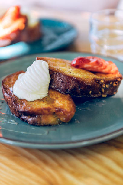 istock Sweet breakfast with french toast 1418880111