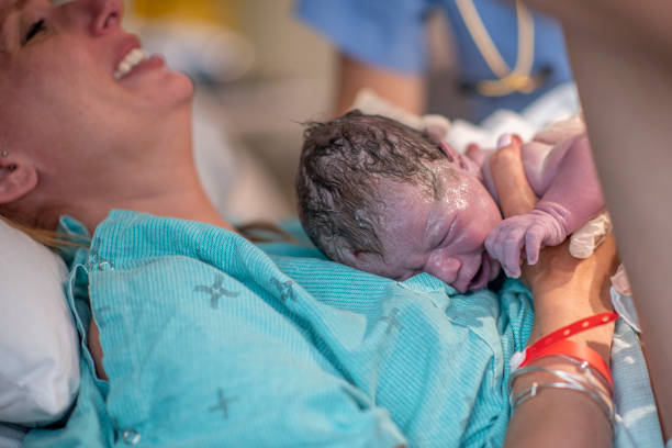 istock Tears of Joy After Delivery 1418896702
