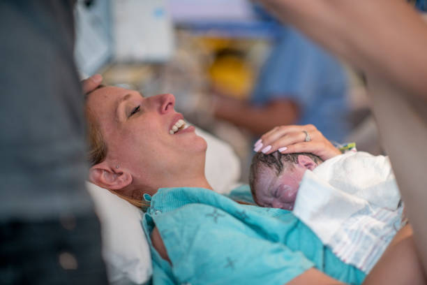 istock Tears of Joy After Delivery 1418896721