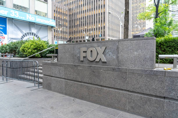 Fox News headquarters in New York, NY, USA, August 18, 2022. stock photo