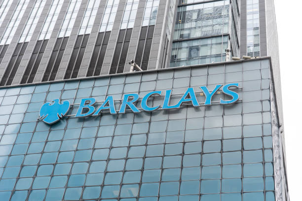 Barclays  office building in New York, NY, USA on August 17, 2022. stock photo
